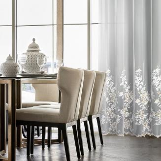 Firana gotowa na przelotkach ALIRA 140x250 Eurofirany kremowy