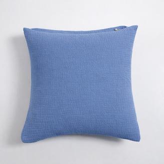 Niebieska Bawełniana Poszewka Muślinowa 40x40 Do Pościeli