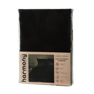 Pościel satynowa POS 220x200 Eurofirany czarny