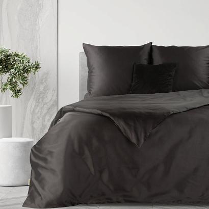 Pościel bawełniana HARMONY 220x200 Eurofirany czarna klasyka