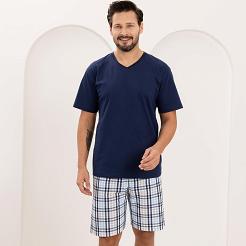 Piżama męska REGINA kod 505 granat