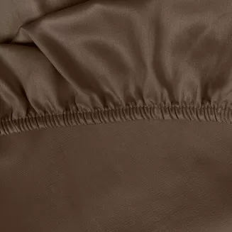Prześcieradło jersey z gumką  220x200 Design91 brązowy