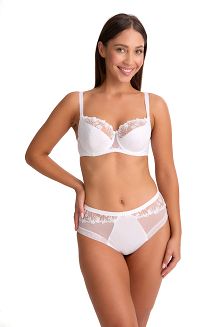 Biustonosz GAIA Semi-Soft Paris 1302 półusztywniany biały