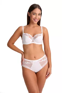 Biustonosz GAIA Semi-Soft Paris 1302 półusztywniany biały