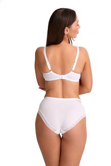 Biustonosz GAIA Semi-Soft Paris 1302 półusztywniany biały