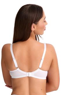 Biustonosz GAIA Semi-Soft Paris 1302 półusztywniany biały