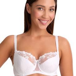 Biustonosz GAIA Semi-Soft Paris 1302 półusztywniany biały