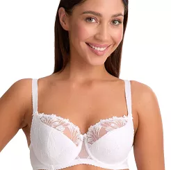 Biustonosz GAIA Semi-Soft Paris 1302 półusztywniany biały