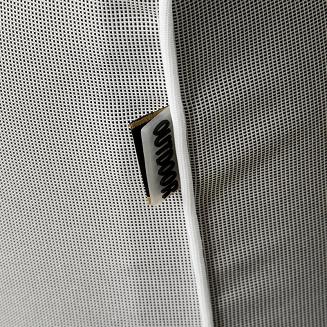 Fotel ogrodowy wodoodporny GARDEN 70x90x70 ogrodowy dmuchany biało-czarny