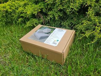 Fotel ogrodowy wodoodporny GARDEN 70x90x70 ogrodowy dmuchany biało-czarny