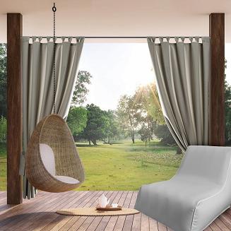 Fotel ogrodowy wodoodporny GARDEN 70x90x70 ogrodowy dmuchany biało-czarny