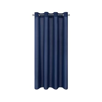 Zasłona gotowa na przelotkach RITA 140x250 Eurofirany granatowy