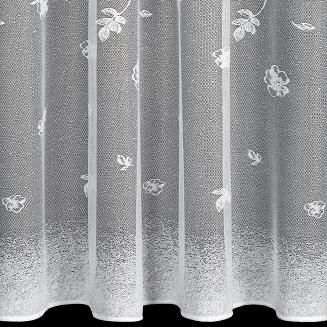 Firana gotowa na przelotkach ALEXIA 140x250 Eurofirany biały