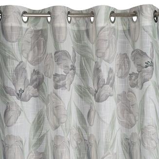 Zasłona gotowa na przelotkach MILLIE Eurofirany naturalny