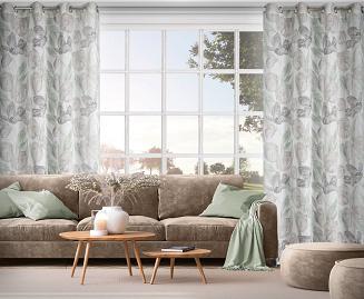 Zasłona gotowa na przelotkach MILLIE Eurofirany naturalny