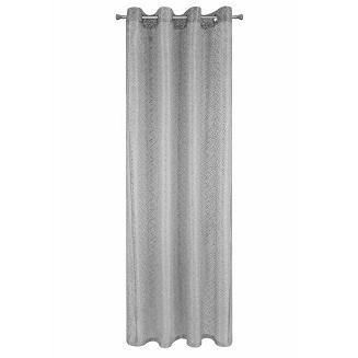 Firana gotowa na przelotkach AMANDA 140x250 Eurofirany szary