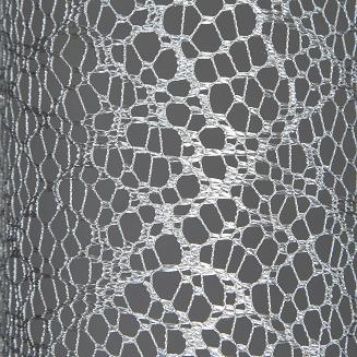 Firana gotowa na przelotkach AMANDA 140x250 Eurofirany szary