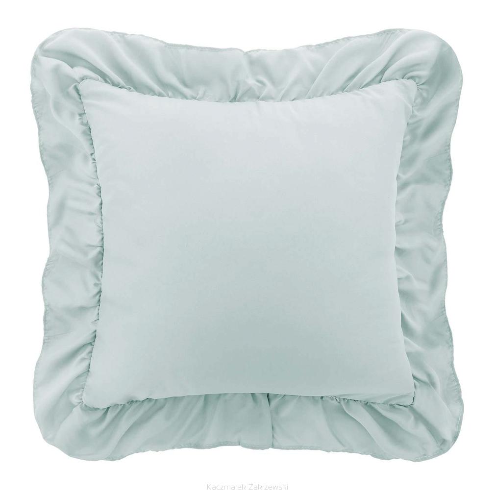 Poszewka do pościeli z falbanką RUFFY 40x40 szałwiowa