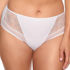 Figi damskie z koronką Sabina 1301 białe