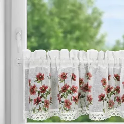 Firana gotowa ISA 130x50 Eurofirany bordowy