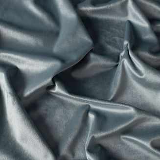 Zasłona gotowa na taśmie VELVI 140x240 niebieska