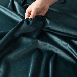 Zasłona gotowa na przelotkach VELVI 140x250 petrolowa