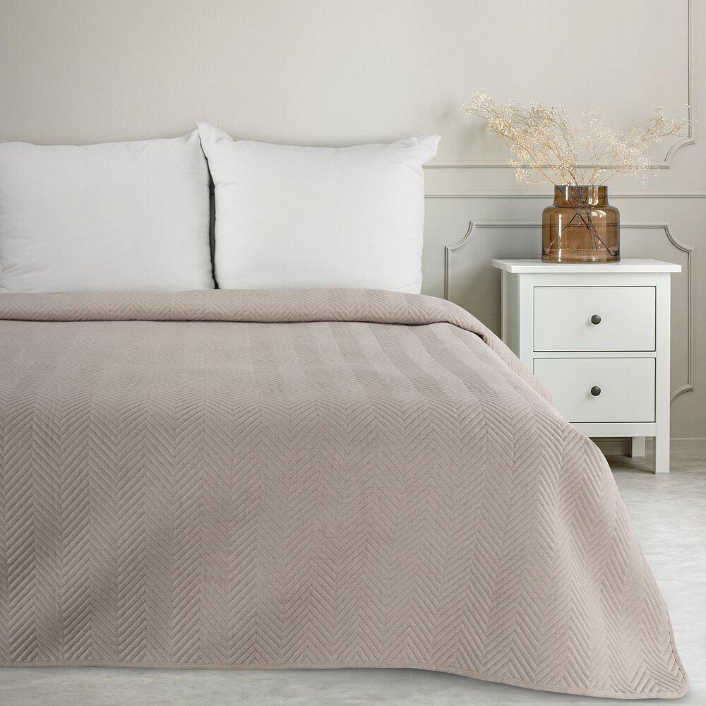 Narzuta dekoracyjna LEN 170x210 beżowy