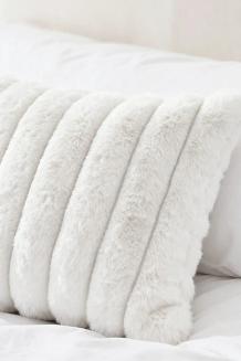 Biała Poszewka Futrzana 50x70 Bunny