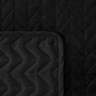 Narzuta dekoracyjna MOXIE 200x220 velvet czarna