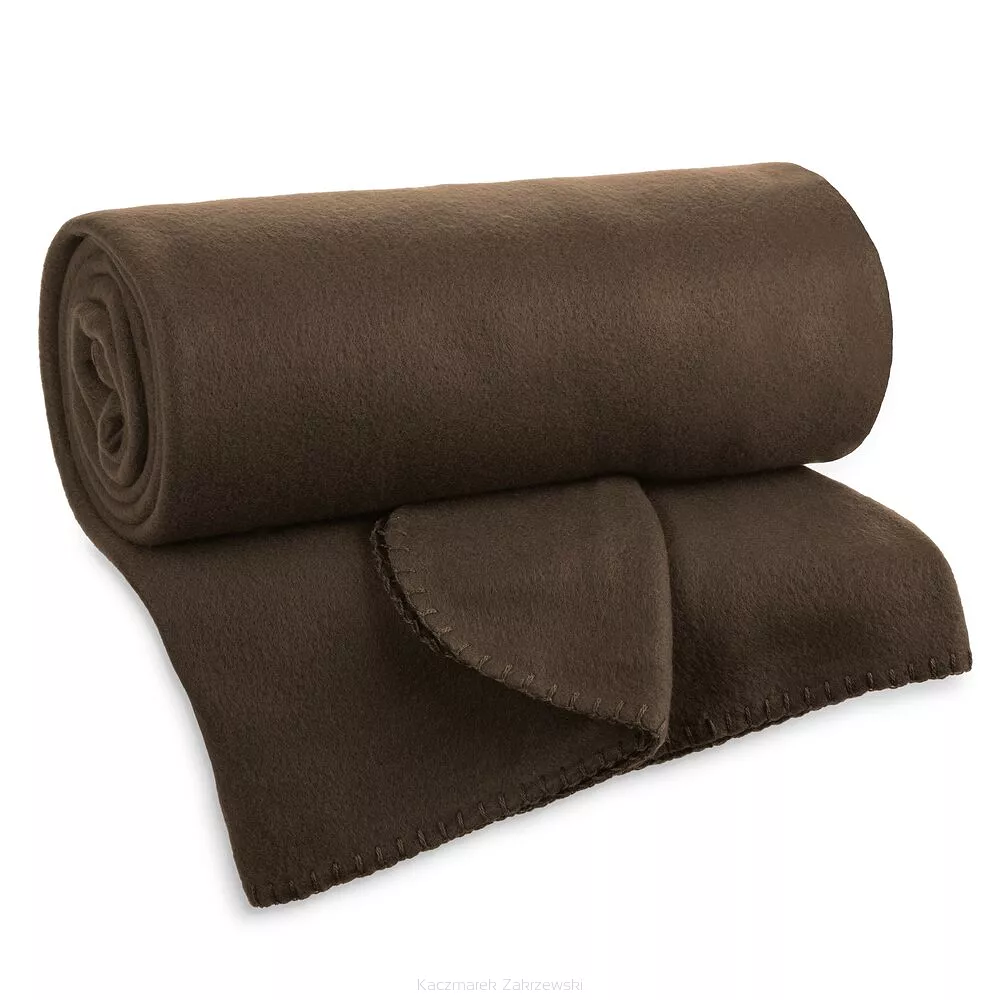 Koc narzuta POLAR 150x200 Design91 brązowy