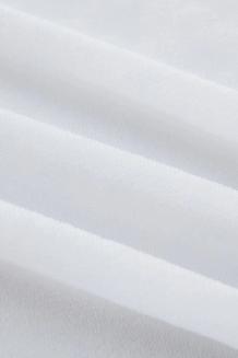 Prześcieradło polarowe z gumką MIŚ Fluffy 180x200 mikrofibra białe