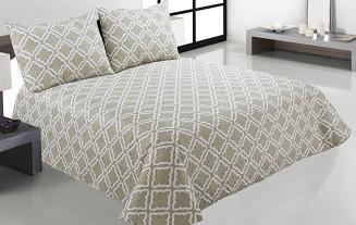 Narzuta dekoracyjna CLOVER 200x220 pikowana beżowa