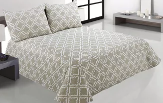 Narzuta dekoracyjna CLOVER 200x220 pikowana beżowa