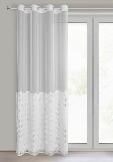 Firana gotowa na przelotkach DEBORA 140x250 Eurofirany biały