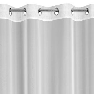 Firana gotowa na przelotkach DEBORA 140x250 Eurofirany biały