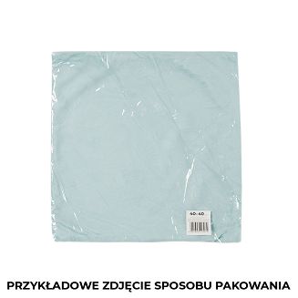Poszewka dekoracyjna VELVI 40x40 jednobarwna welwetowa czerwona