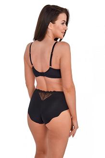 Biustonosz GAIA Semi-Soft Lila 1220 półusztywniany czarny