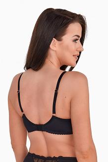 Biustonosz GAIA Semi-Soft Lila 1220 półusztywniany czarny