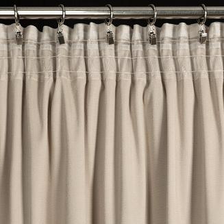 Zasłona gotowa na taśmie DANI 140x270 Eurofirany beżowy