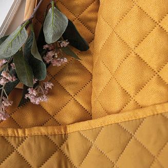 Narzuta dekoracyjna JODEŁKA 170x210 pikowana musztardowa
