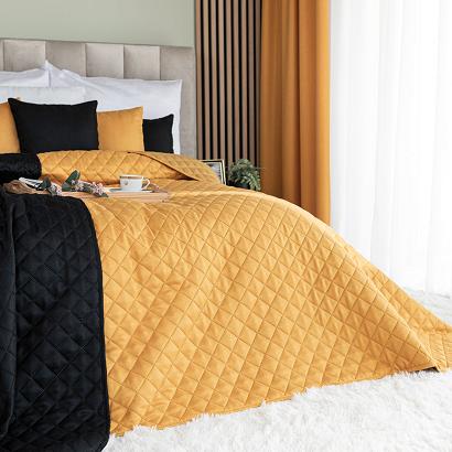 Narzuta dekoracyjna JODEŁKA 170x210 pikowana musztardowa