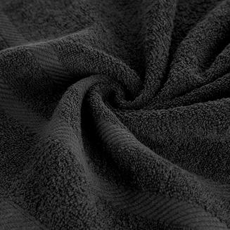 Ręcznik bawełniany MILO 100x150 Eurofirany czarny