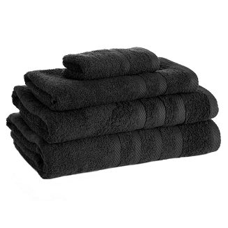 Ręcznik bawełniany MILO 100x150 Eurofirany czarny