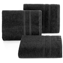Ręcznik bawełniany MILO 100x150 Eurofirany czarny