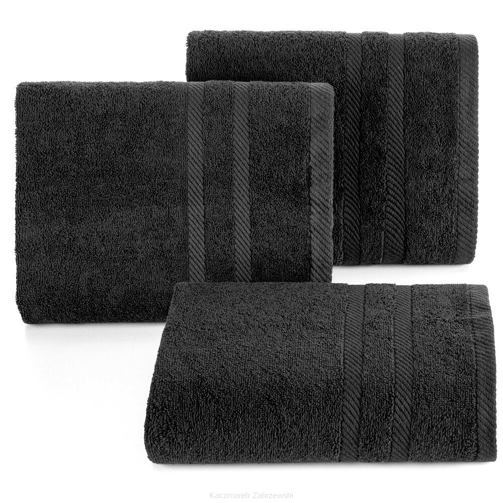 Ręcznik bawełniany MILO 100x150 Eurofirany czarny