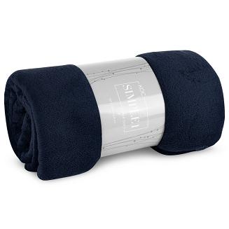 Koc narzuta SIMPLE1 Eurofirany granatowy
