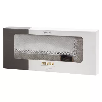 Obrus dekoracyjny EMMA 40x200 Eurofirany srebrny