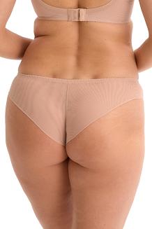 Figi damskie tanga z koronką Ariela 037 beżowe