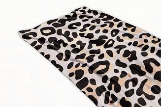 Ręcznik plażowy 100x180 beżowy czarny cętki