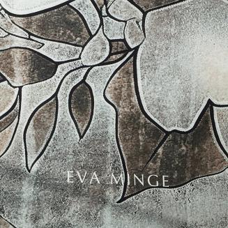 Pościel satynowa DAISY 220x200 Eva Minge Eurofirany stalowy